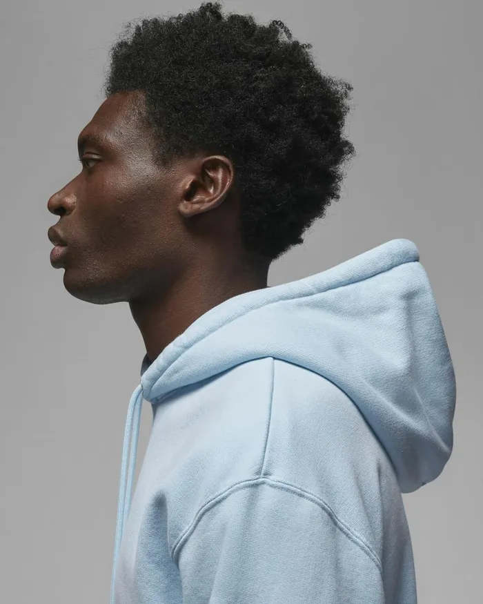 Men Nike Hoodies And Sweatshirts Air Jordan Wordmark Ice Bluesail