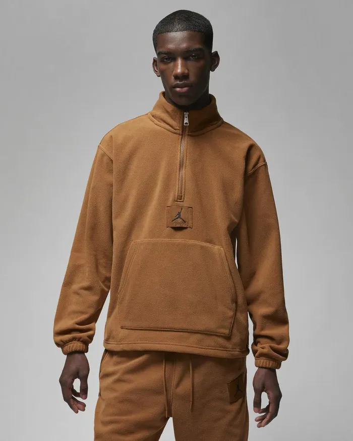 Men Nike Hoodies And Sweatshirts Jordan Essentials Light British Tan
