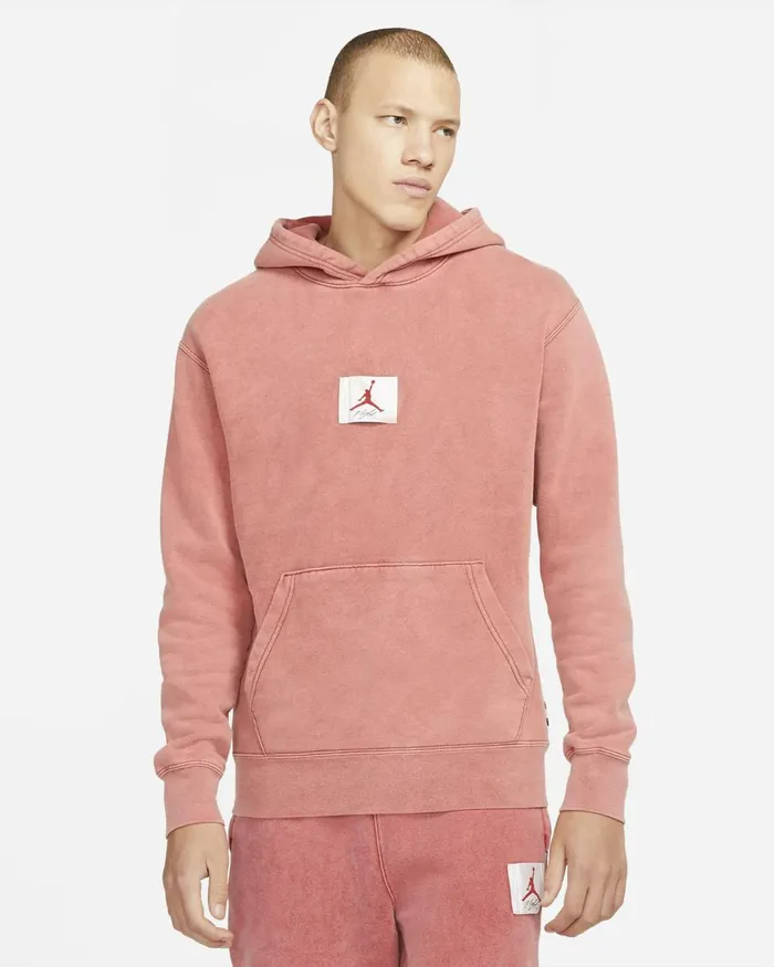 Men Nike Hoodies And Sweatshirts Jordan Flight Fleece Gym Red