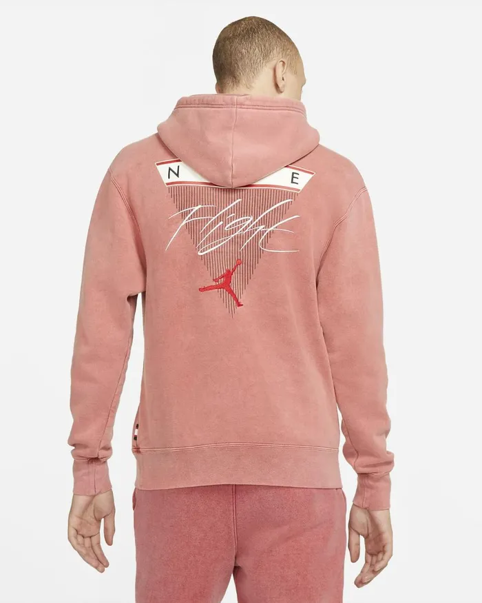 Men Nike Hoodies And Sweatshirts Jordan Flight Fleece Gym Red