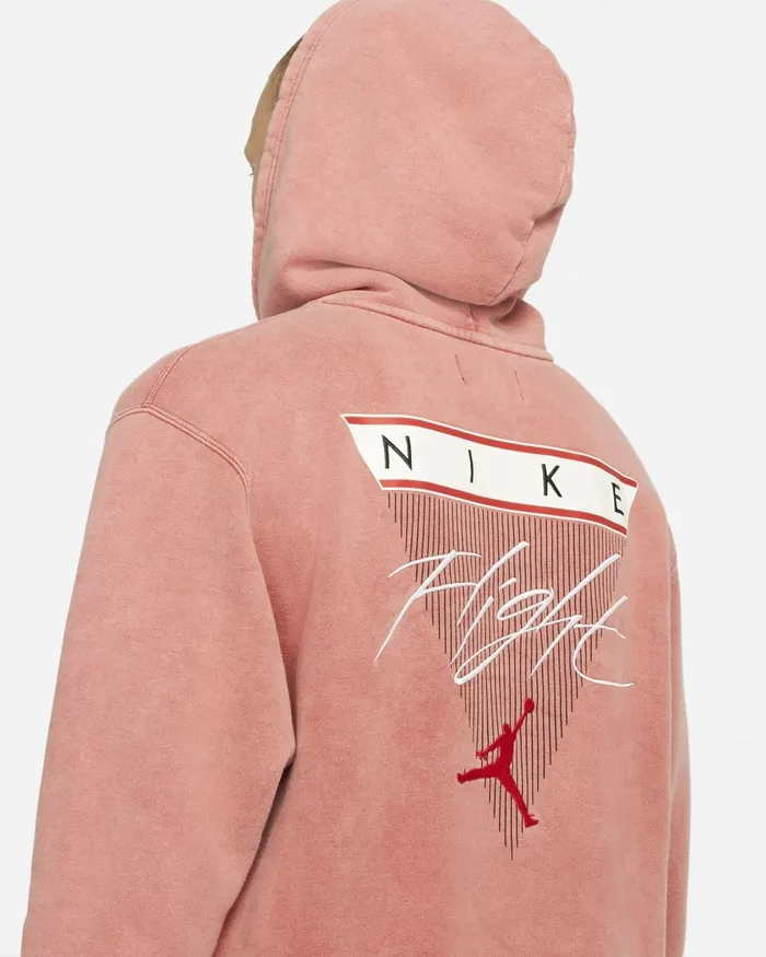 Men Nike Hoodies And Sweatshirts Jordan Flight Fleece Gym Red
