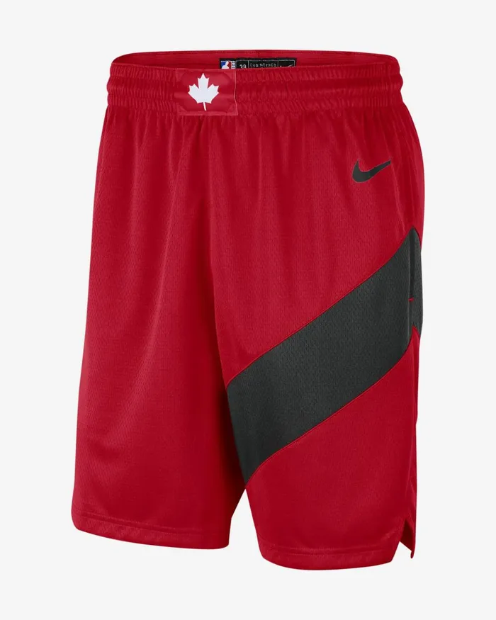 Men Nike Shorts Toronto Raptors Icon Edition 2020 University Redblack