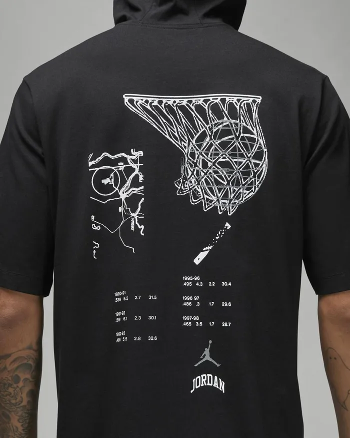 Men Nike Tops And TShirts Jordan Sport Blackcool Grey