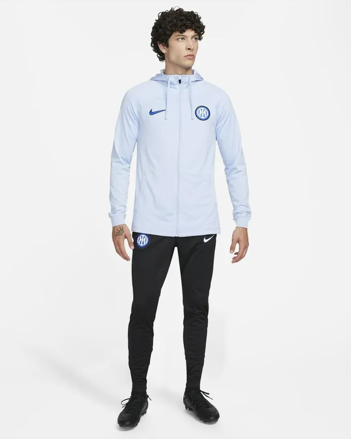 Men Nike Tracksuits Inter Milan Strike Light Marineblacklyon Blue