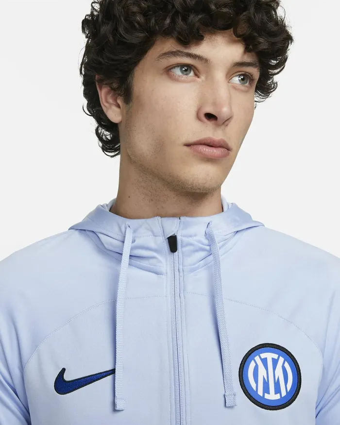 Men Nike Tracksuits Inter Milan Strike Light Marineblacklyon Blue
