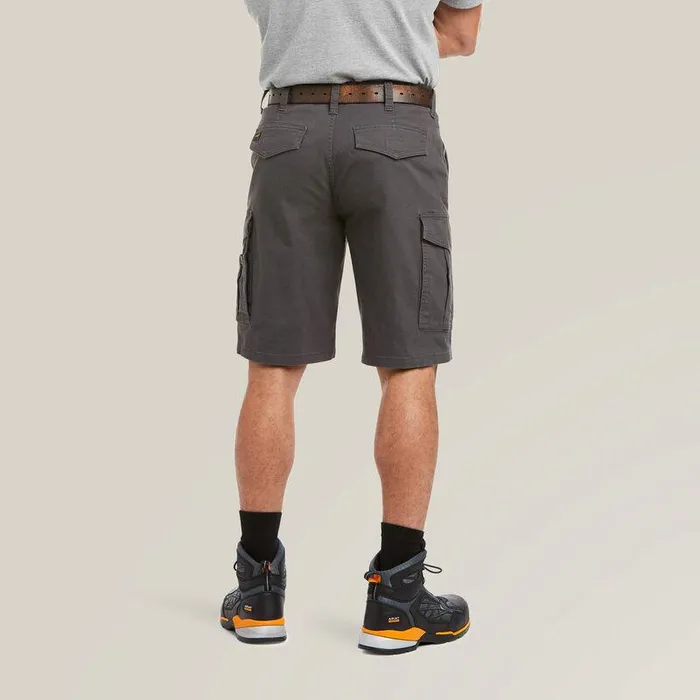 Men Pants and Shorts Ariat Rebar DuraStretch Made Tough Cargo 11quot Short Rebar Grey Men Pants and Shorts Ariat Rebar DuraStretch Made Tough Cargo 11quot Short Rebar Grey