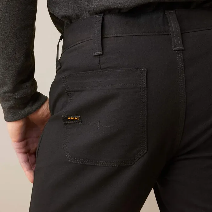 Men Pants and Shorts Ariat Rebar M5 Straight Made Tough Knee Guardian Straight Black Men Pants and Shorts Ariat Rebar M5 Straight Made Tough Knee Guardian Straight Black