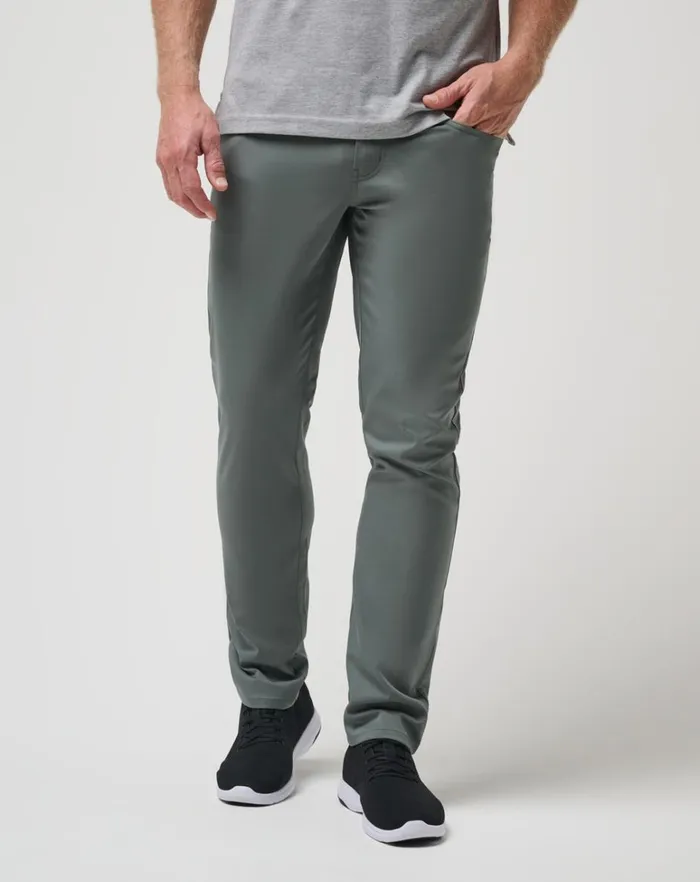 Men Pants TravisMathew OPEN TO CLOSE PANT Balsam Green
