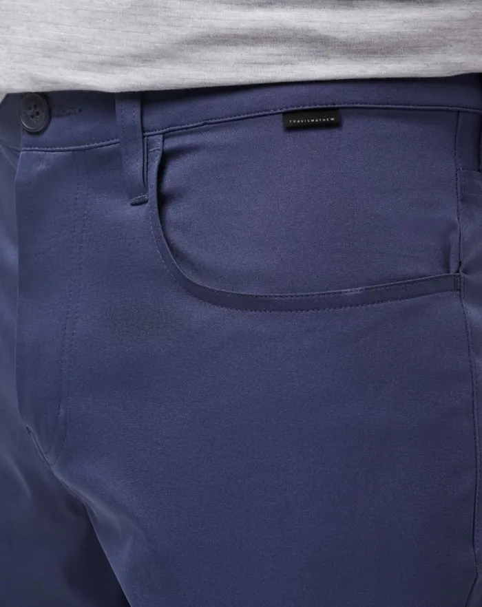 Men Pants TravisMathew OPEN TO CLOSE PANT Navy