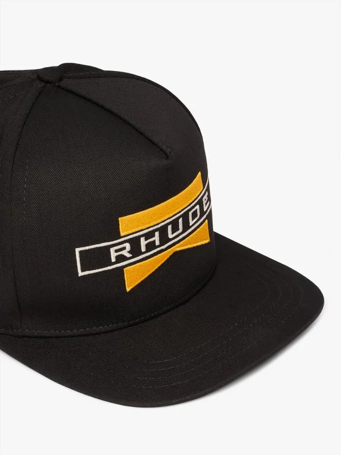 Men Rhude Hats CHEVRON HAT Black