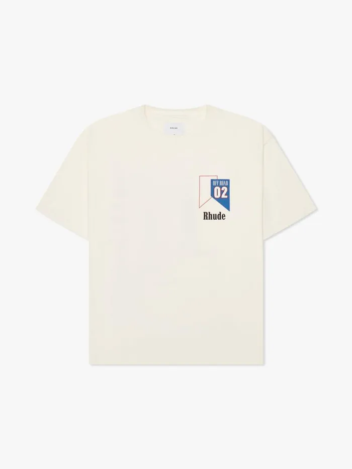 Men Rhude Tees 02 TEE Vtg White
