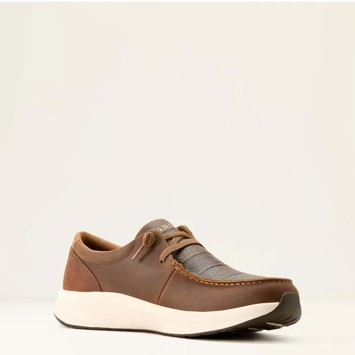 Men Shoes and Sneakers Ariat Buckeye Distressed Browndark Tan Crocodile Prin Men Shoes and Sneakers Ariat Buckeye Distressed Browndark Tan Crocodile Prin