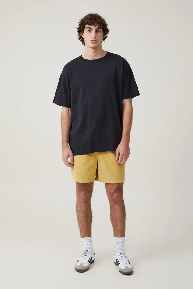 Men Shorts Cotton On Easy Short Gold Cord