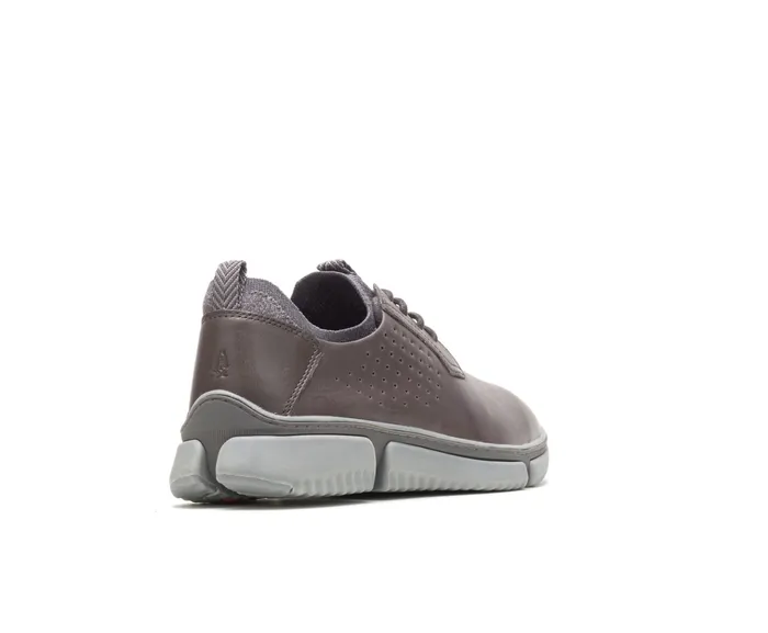 Men Sneakers Hush Puppies Bennet Plain Toe Oxford Dark Grey Leather