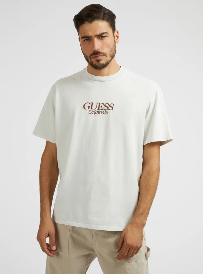 Men Tees and Tanks GUESS Guess Originals Sandy Brent Logo Tshirt