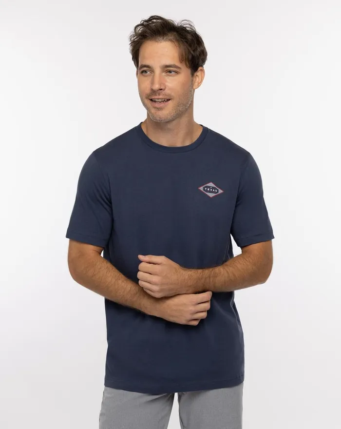 Men Tees TravisMathew ELBOW ROOM TEE Mood Indigo
