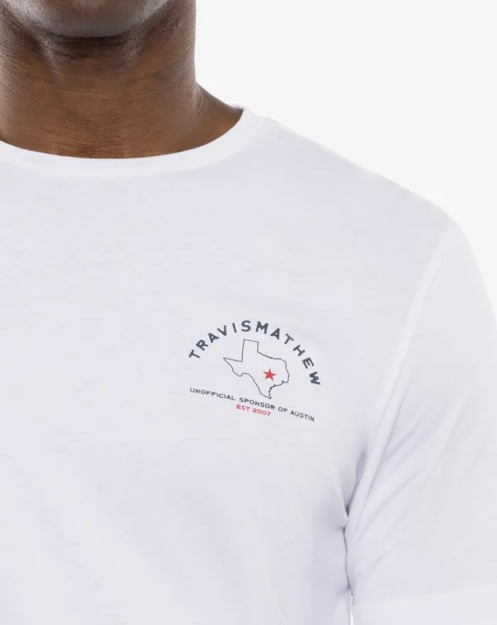 Men Tees TravisMathew ENCHANTED ROCK TEE White