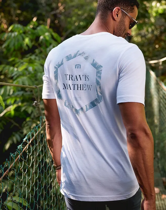 Men Tees TravisMathew OCEAN JEWEL TEE White