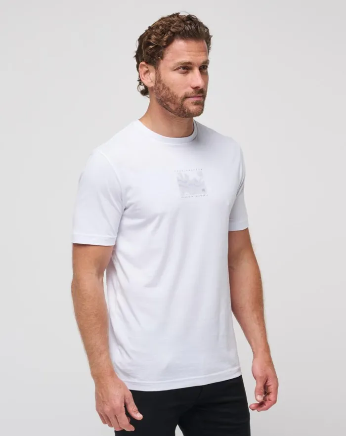 Men Tees TravisMathew OHANA EXPRESS TEE White Men Tees TravisMathew OHANA EXPRESS TEE White