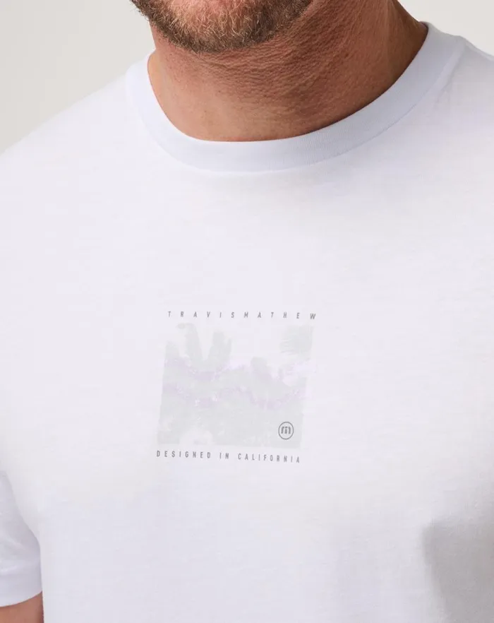 Men Tees TravisMathew OHANA EXPRESS TEE White Men Tees TravisMathew OHANA EXPRESS TEE White