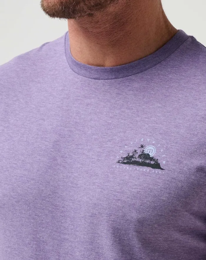 Men Tees TravisMathew ROOM WITH A VIEW TEE Heather Imperial Men Tees TravisMathew ROOM WITH A VIEW TEE Heather Imperial