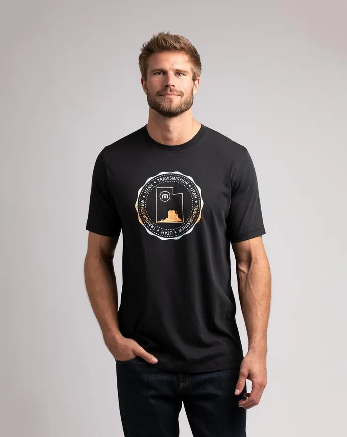 Men Tees TravisMathew SEGO LILY TEE Black