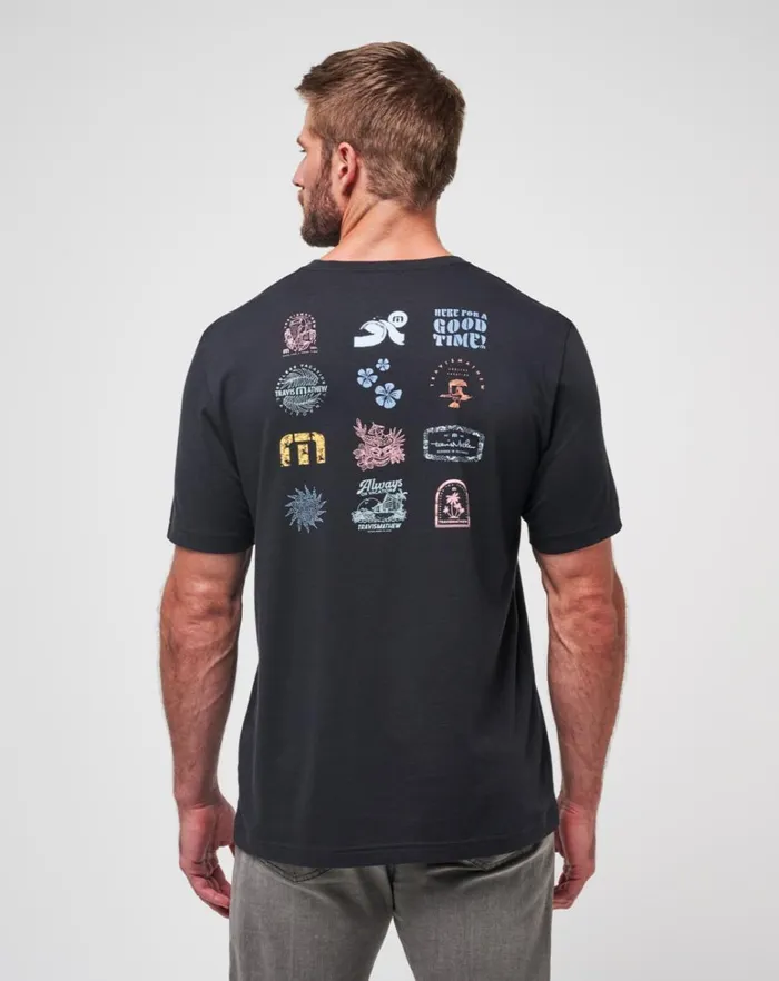 Men Tees TravisMathew TRENCHED TEE Black