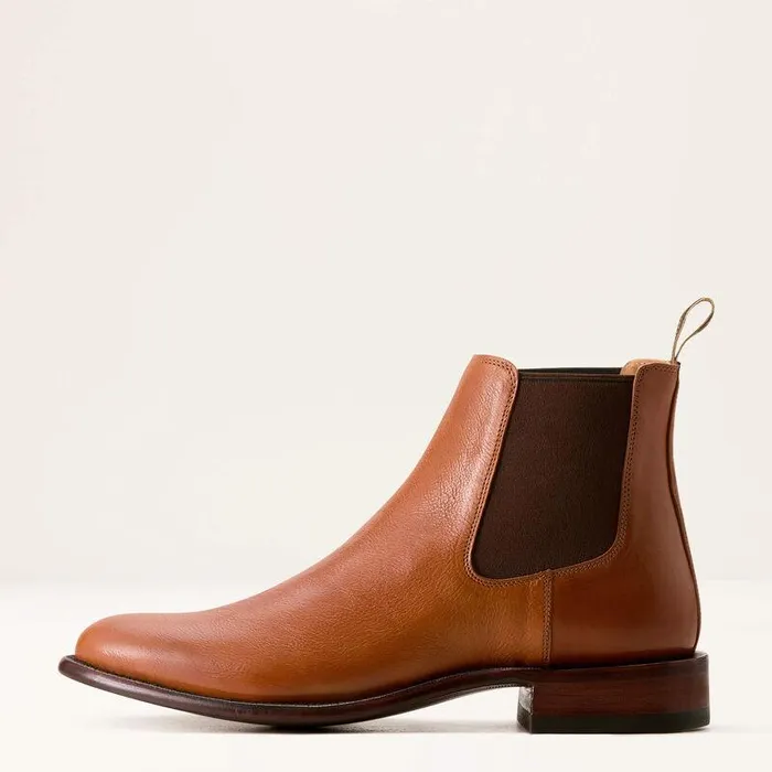 Men Western Boots Ariat Bench Made Reed Western Boot Aged Cognac