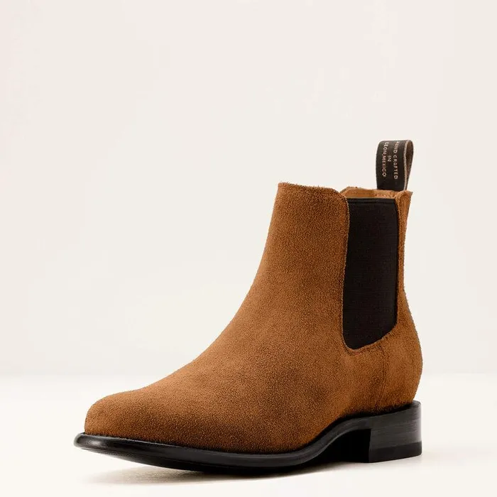 Men Western Boots Ariat Bench Made Reed Western Boot Oiled Tan Roughout