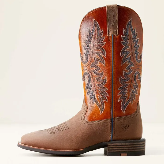 Men Western Boots Ariat Hudson Cowboy Boot Light Tanmarigold Men Western Boots Ariat Hudson Cowboy Boot Light Tanmarigold