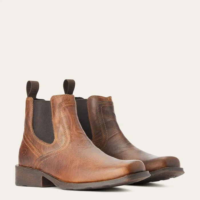 Men Western Boots Ariat Midtown Rambler Square Toe Chelsea Boot Barn Brown Men Western Boots Ariat Midtown Rambler Square Toe Chelsea Boot Barn Brown