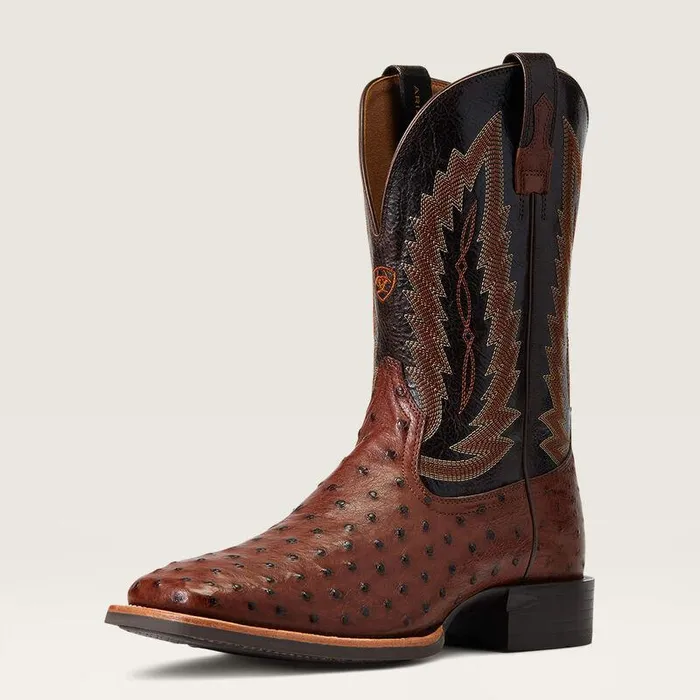 Men Western Boots Ariat Quantum Primo Western Boot Antique Tabac Fq Ostrich