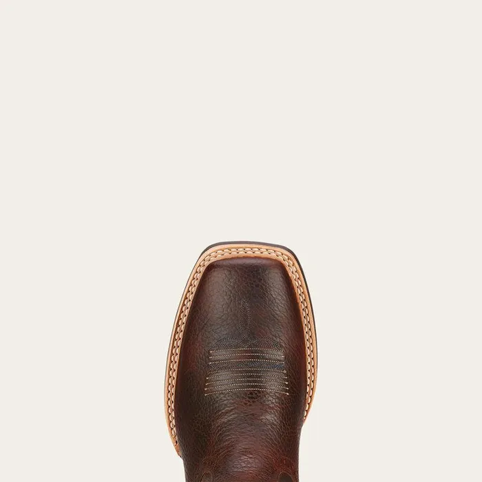 Men Western Boots Ariat Quickdraw Western Boot Brown Oiled Rowdy