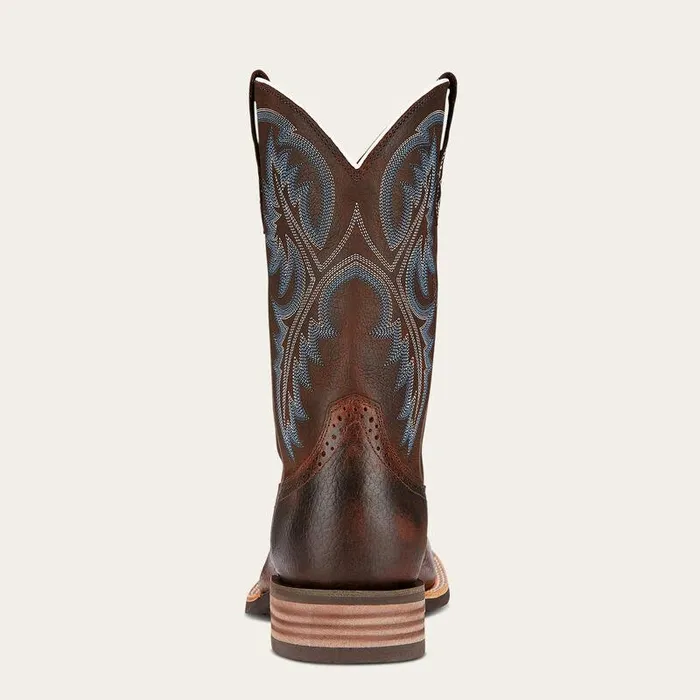 Men Western Boots Ariat Quickdraw Western Boot Brown Oiled Rowdy