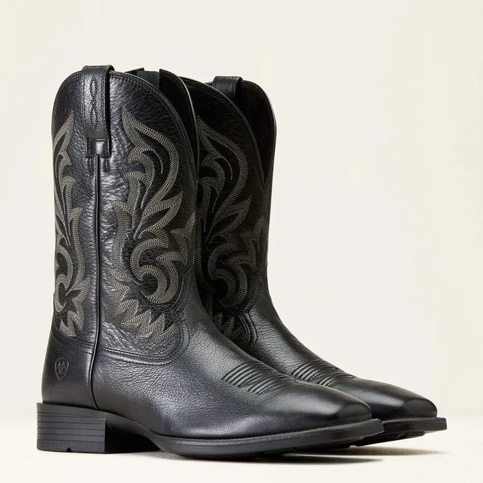Men Western Boots Ariat Slim Zip Ultra Western Boot Black Deertan Men Western Boots Ariat Slim Zip Ultra Western Boot Black Deertan