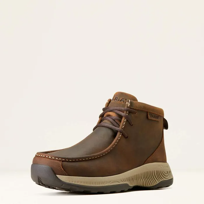 Men Western Boots Ariat Spitfire All Terrain Oily Distressed Tan