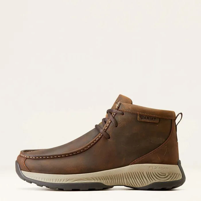 Men Western Boots Ariat Spitfire All Terrain Oily Distressed Tan