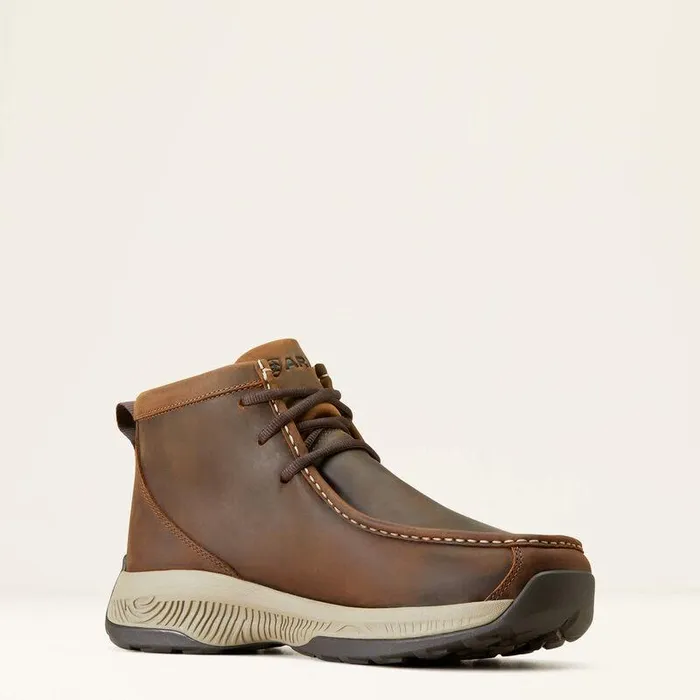 Men Western Boots Ariat Spitfire All Terrain Oily Distressed Tan