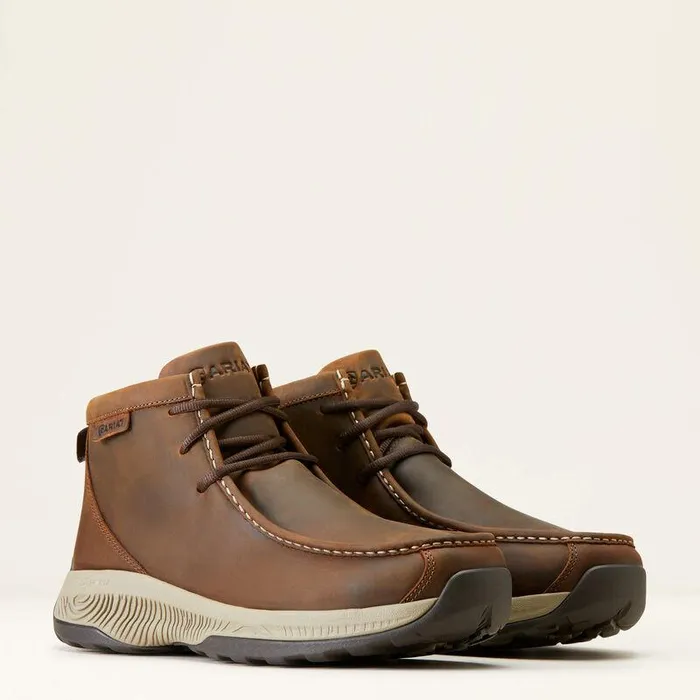 Men Western Boots Ariat Spitfire All Terrain Oily Distressed Tan