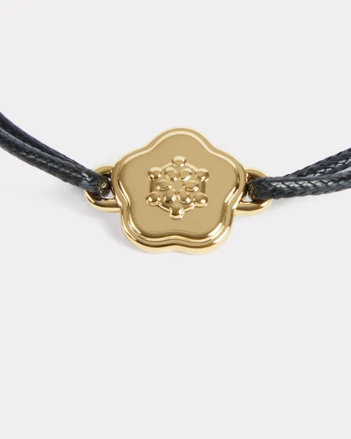 MenWomen 039Boke Flower039 Friendship Bracelet Black Kenzo Pins And Jewelry