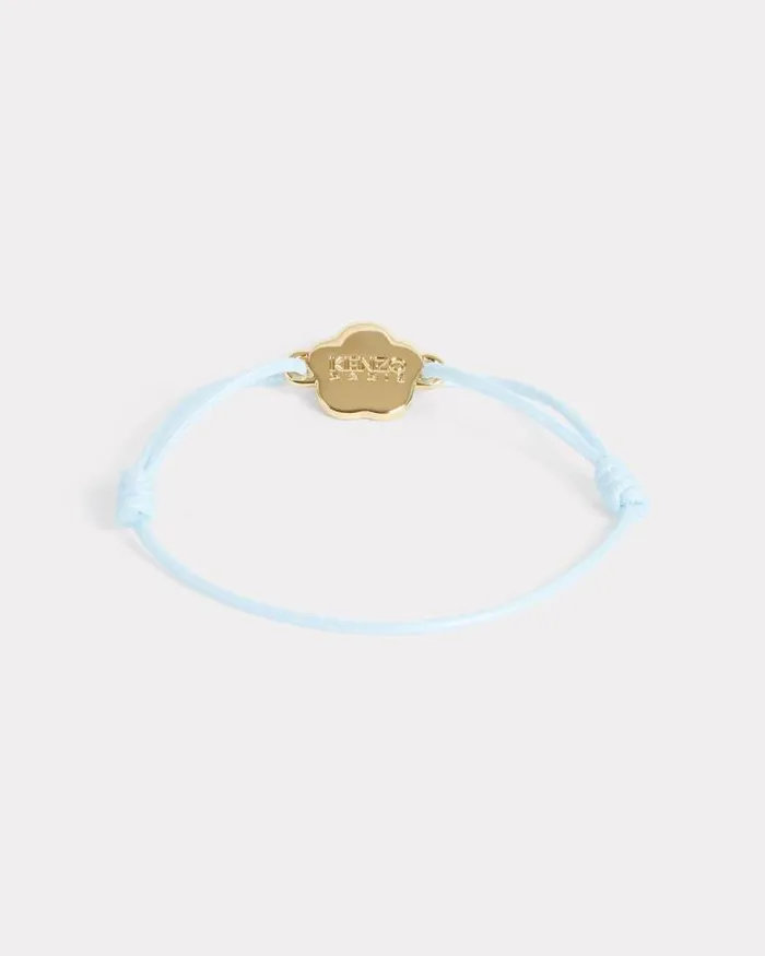 MenWomen 039Boke Flower039 Friendship Bracelet Light Blue Kenzo Pins And Jewelry