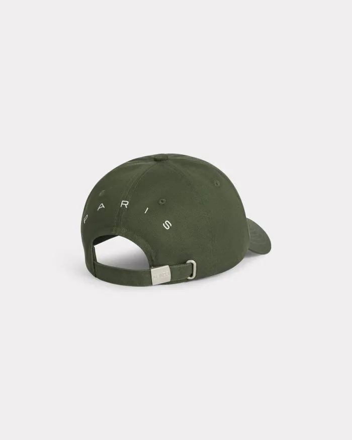 MenWomen 039KENZOGRAPHY039 Cotton Cap Dark Khaki Kenzo Caps And Hats