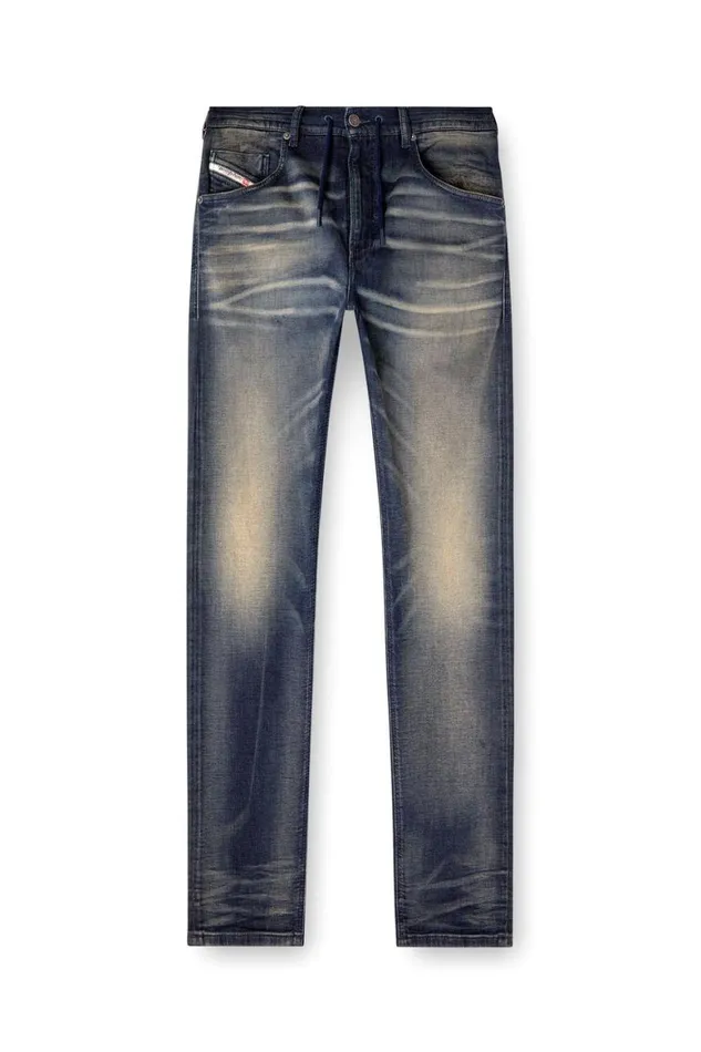 MenWomen Diesel Jeans Regular 2030 DKrooley Joggjeans 068PM Dark Blue