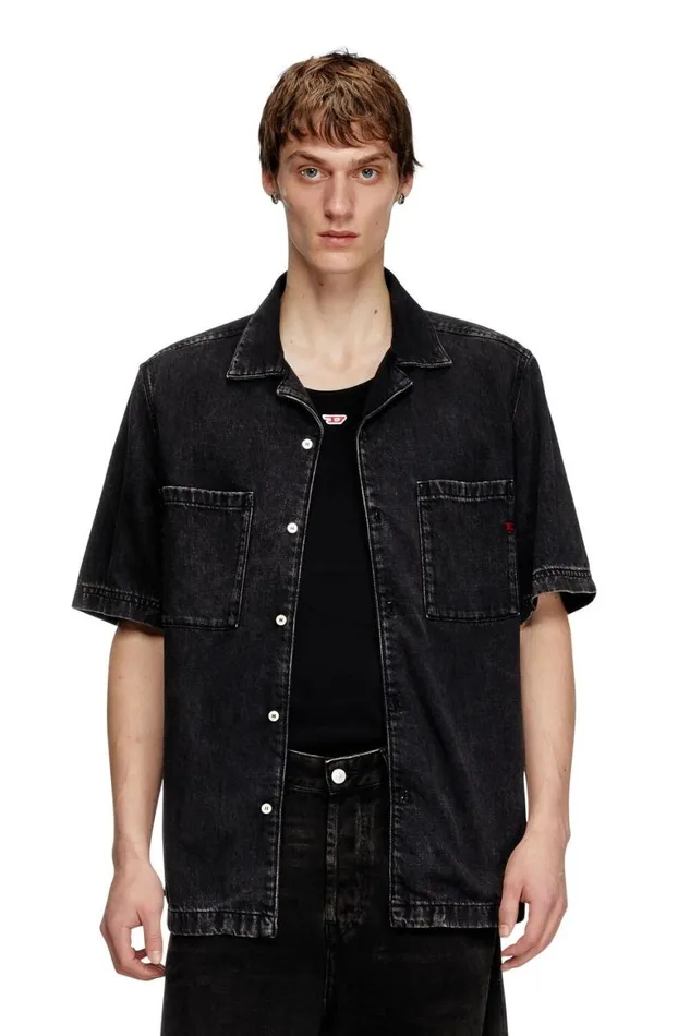 MenWomen Diesel Shirts DPAROSHORT Black MenWomen Diesel Shirts DPAROSHORT Black