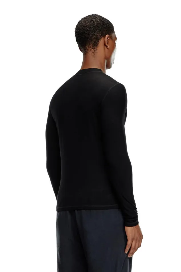 MenWomen Diesel TShirts and Polos TMOKKYLSMICRODIV Black