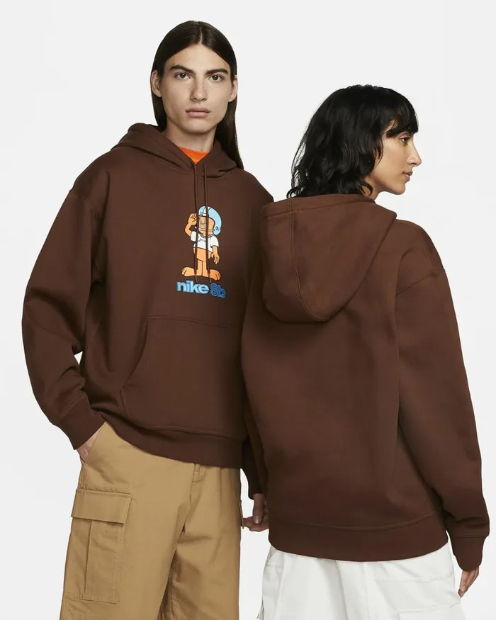 MenWomen Nike Hoodies And Sweatshirts SB Brown