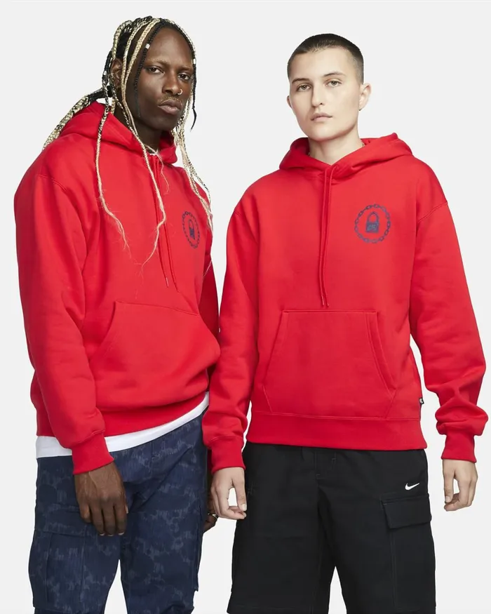 MenWomen Nike Hoodies And Sweatshirts SB University Red