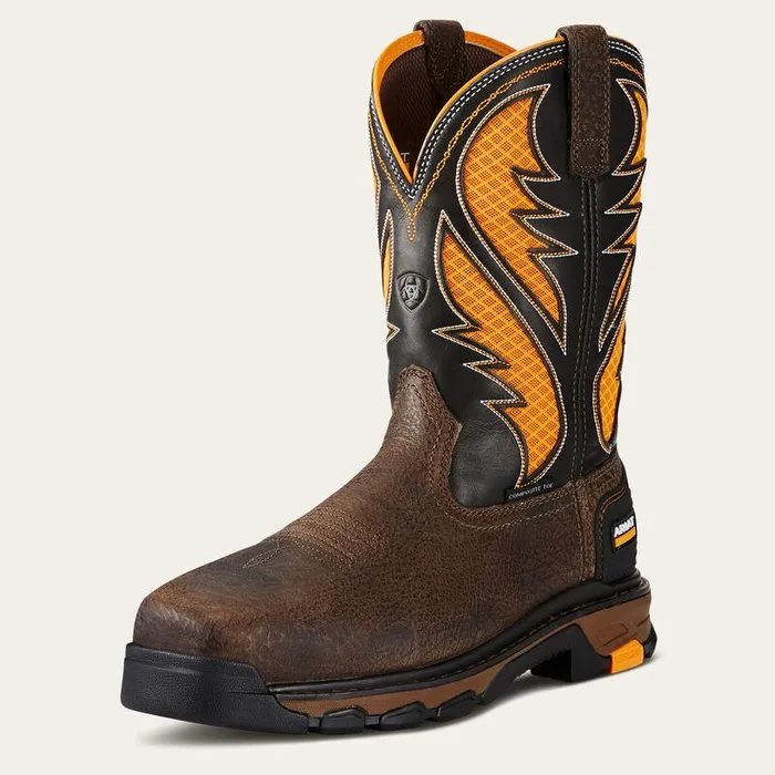 Men Work Boots Ariat Intrepid VentTEK Composite Toe Work Boot Cocoa Brown