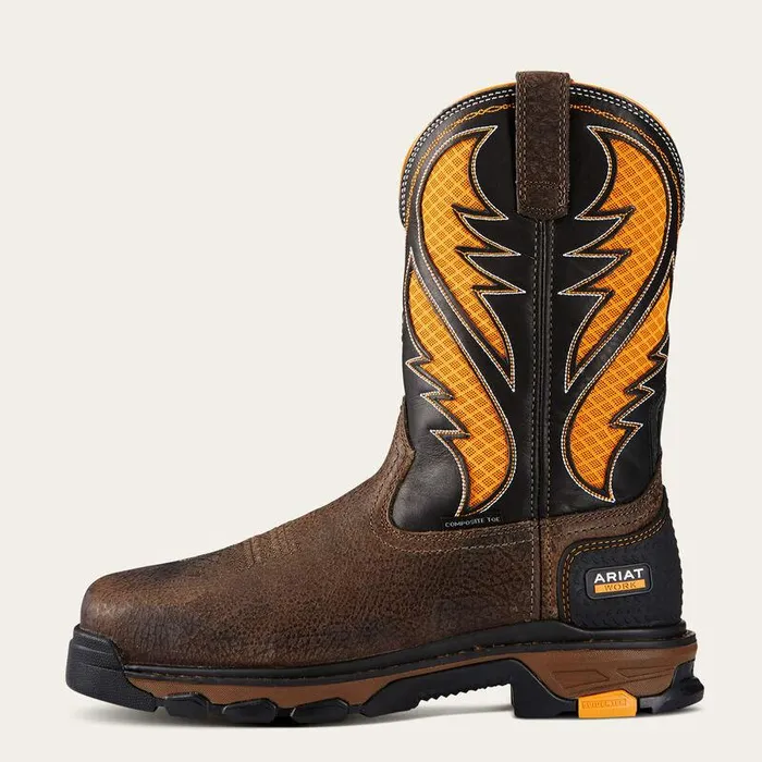 Men Work Boots Ariat Intrepid VentTEK Composite Toe Work Boot Cocoa Brown Men Work Boots Ariat Intrepid VentTEK Composite Toe Work Boot Cocoa Brown