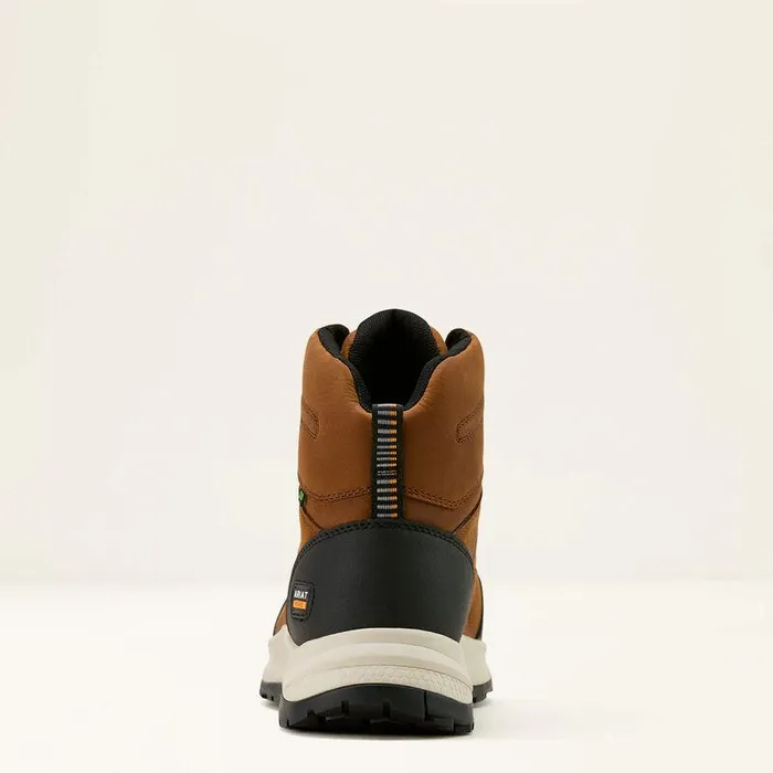 Men Work Boots Ariat Outpace Shift 6quot SD Waterproof Composite Toe Work Boot Natural Brown